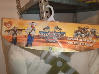 Disfraz vintage precintado Moto ratones de marte