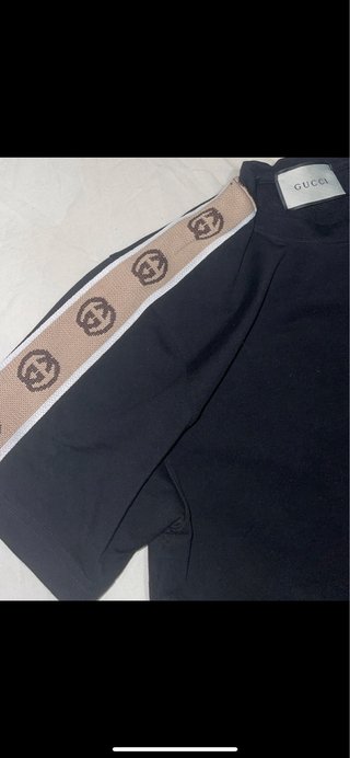 Conjunto Gucci Negro y Beige