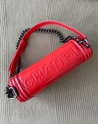 Borsa Chanel Boy Rosso