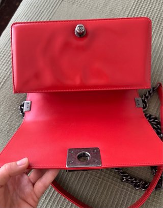 Borsa Chanel Boy Rosso