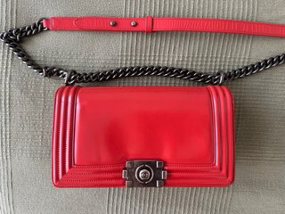 Borsa Chanel Boy Rosso