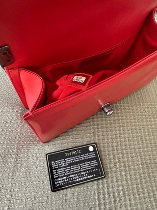 Borsa Chanel Boy Rosso