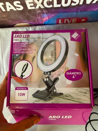 Aro de Luz LED WA con Pinza 10W