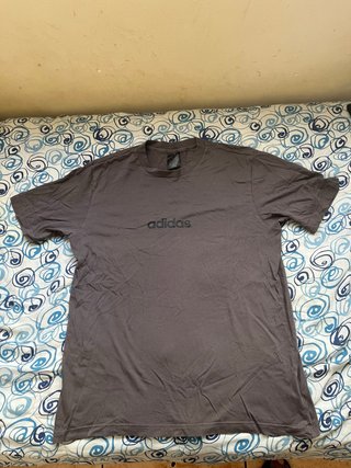 Camiseta Adidas Gris Oscuro Talla L