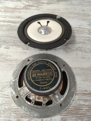 2 de altavoces antiguos Majestic MS-5400 3 vías, 5