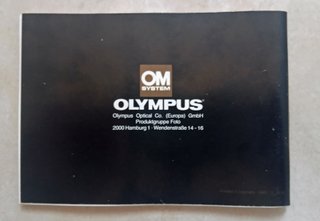 Libretto originale d'istruzioni Olympus OM-2