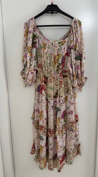 Vestido boho largo estampado