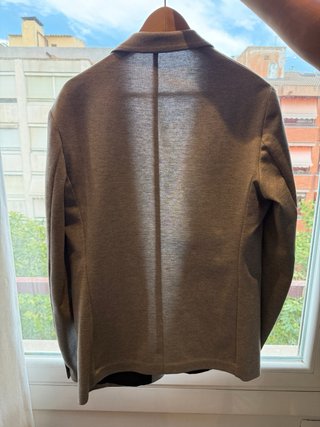 Americana Zara Gris Talla L Hombre