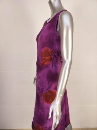 Abito viola elegante estivo floreale