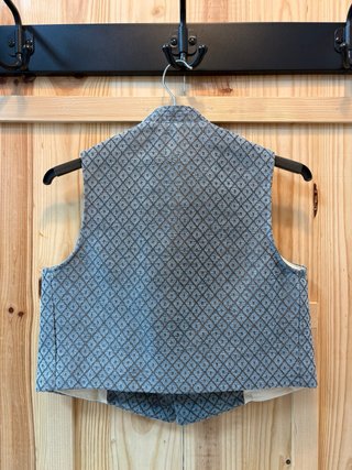 Chaleco Fallero Niño Azul/Gris