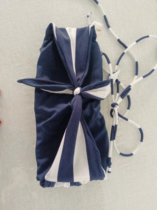 Bikini Schiesser Rayas Azul y Blanco