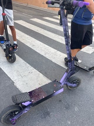 Patinete Eléctrico Kukirin G2 morado