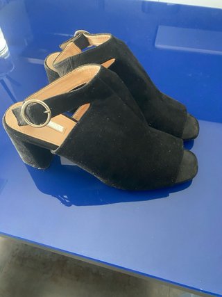 Zapatos de ante negros Talla 41