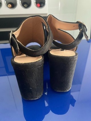 Zapatos de ante negros Talla 41