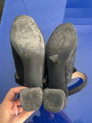 Zapatos de ante negros Talla 41