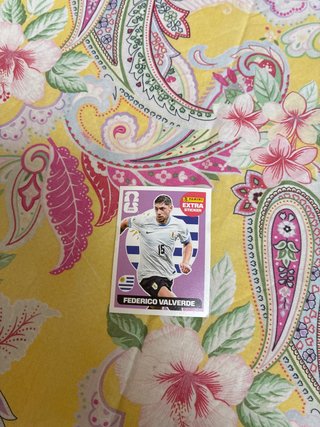 Cromo Mundial Extra Federico Valverde Ciudad Real