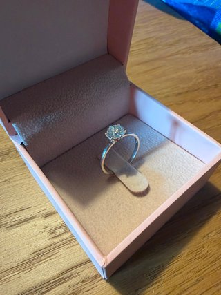Anillo Oro Blanco 14k Diamante 1.03ctw