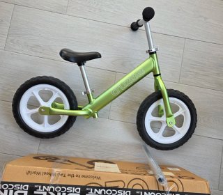 Bicicleta sin pedales Cruzee Ultralite 12 verde