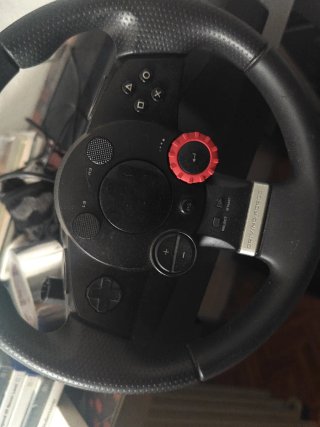 Consola PS3 Sony Negra con Mandos y volante y jueg