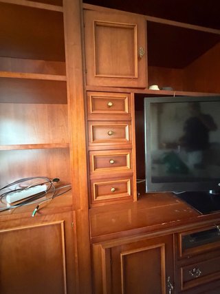 Mueble de salón de madera