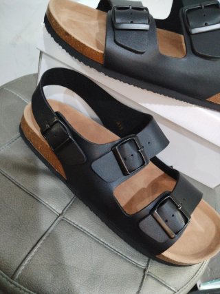 Sandali neri uomo n.45