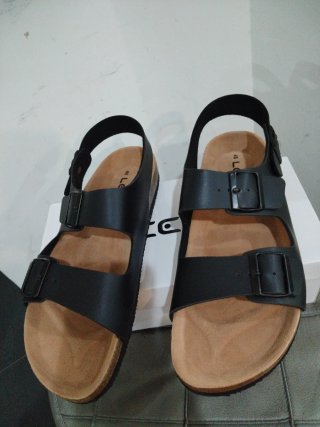 Sandali neri uomo n.45