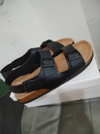 Sandali neri uomo n.45