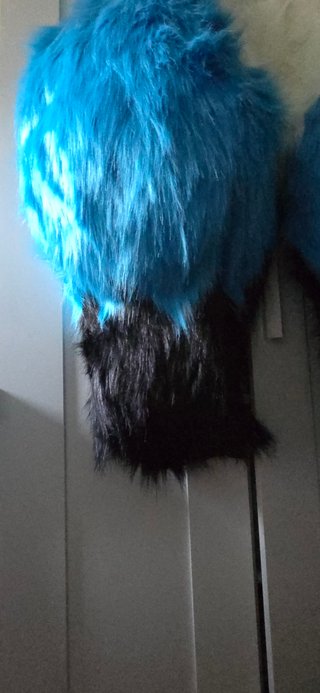 Pantalones Fursuit Azul y Blanco