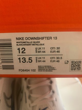 Zapatillas Nike Downshifter 13 Blancas y Azules