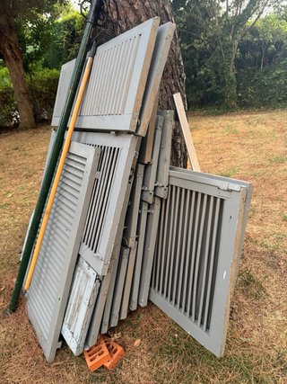 Contraventanas de madera