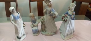 Lote 4 Figuras Porcelana Española