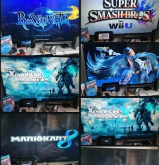 Wiiu Black 32G Premium Mariokart8 & Splatoon