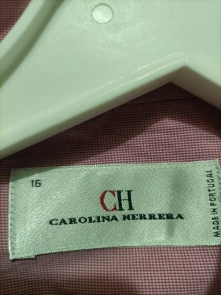 Camisa Carolina Herrera Talla L Rosa