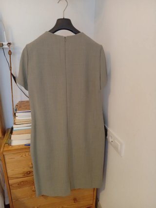 Vestido verde con chaqueta