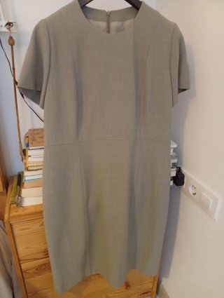 Vestido verde con chaqueta