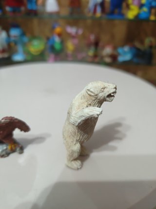 Antiguas figuras Oso polar + Aguila años 70 80