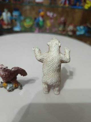 Antiguas figuras Oso polar + Aguila años 70 80