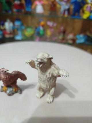 Antiguas figuras Oso polar + Aguila años 70 80