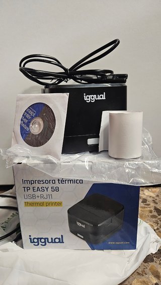 Impresora Térmica Iggual TP EASY 58 USB+RJ11