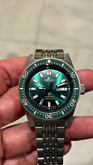 Reloj MOD Seiko Diver 4R36 Esfera Verde