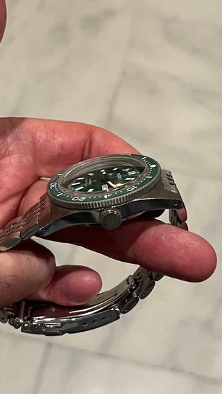 Reloj MOD Seiko Diver 4R36 Esfera Verde
