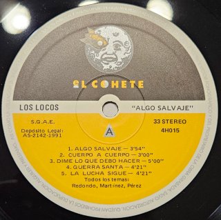 Vinilo Los Locos - Algo Salvaje