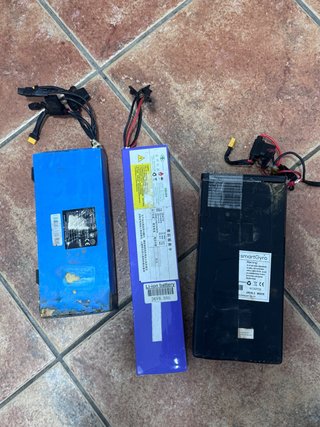 3 Baterías Li-ion 48V y 36V (((raparar)))