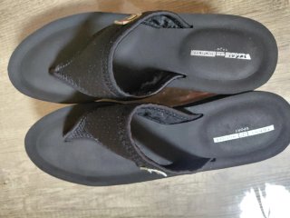 Chanclas cuña Tommy Hilfiger negras