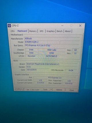 Procesador i5 12600k + placa base b760m-h2/m.2