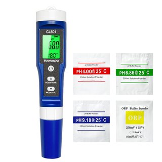 Medidor H2 Digital Homcoice Azul