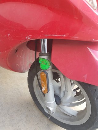 Moto Scooter C 50 Roja