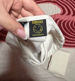 Camiseta Nirvana Manga Larga Desmontable