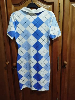 Vestido polo Shein cuadros argyle