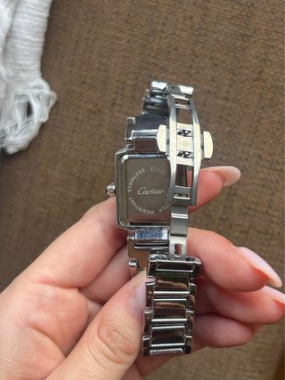 Reloj Cartier Tank Plata